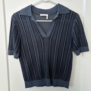 Chloe cropped knit tee - XS